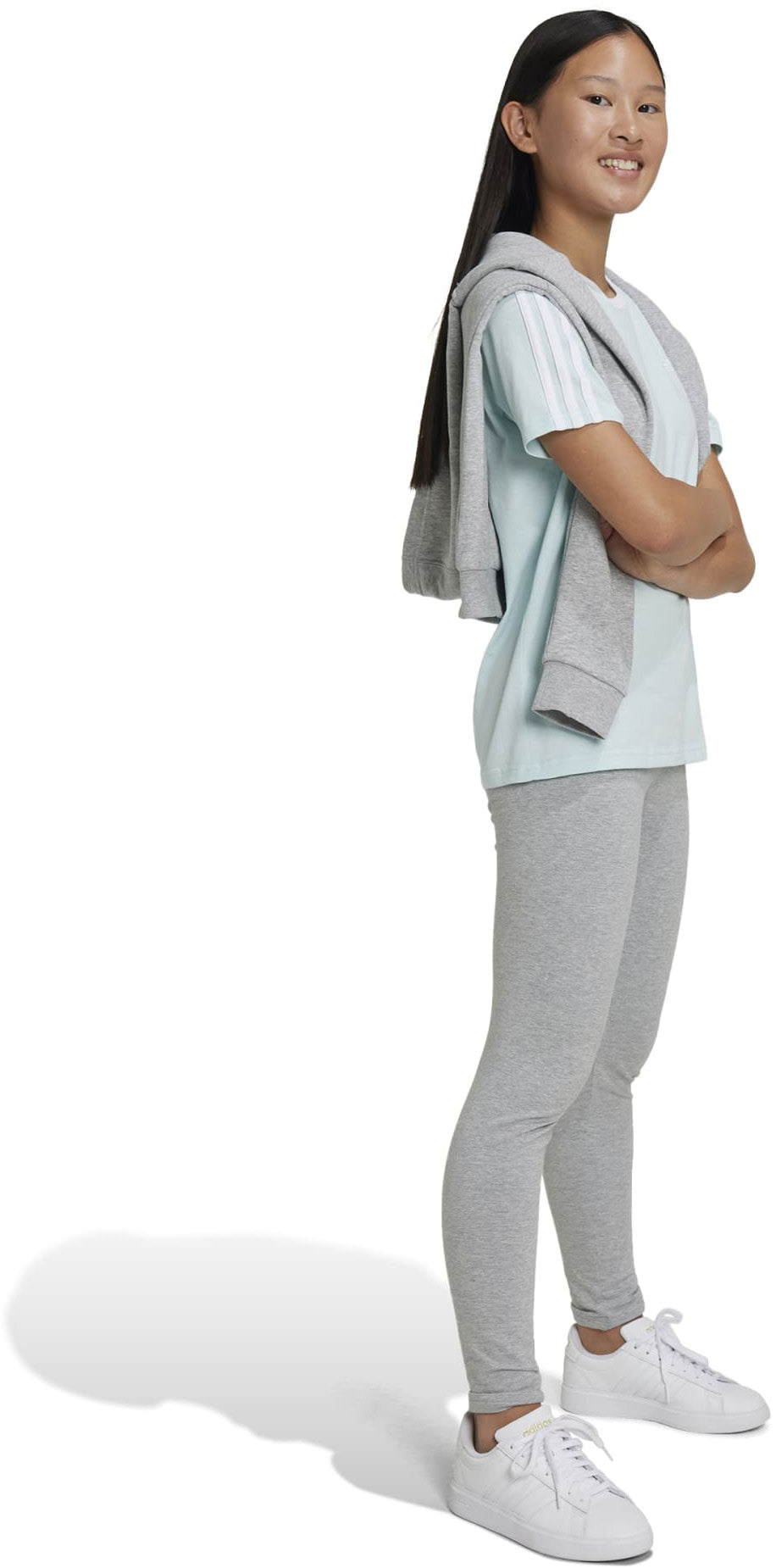 Essentials 3-Stripes Cotton Loose Fit Boyfriend shirt
