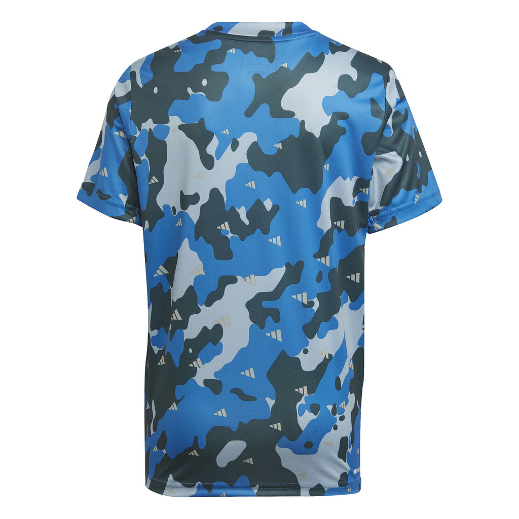 Train Essentials Seasonal AEROREADY Allover Print Regular-Fit shirt