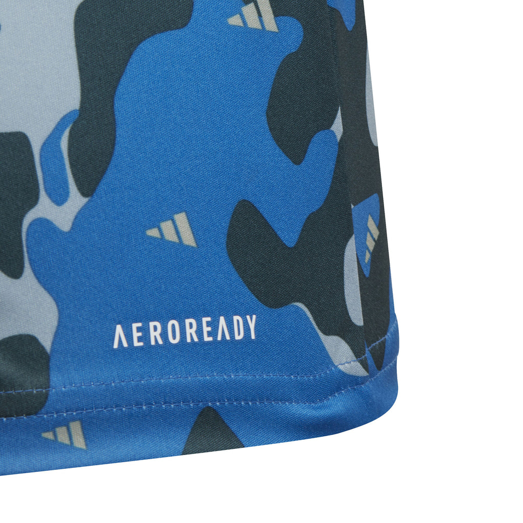 Train Essentials Seasonal AEROREADY Allover Print Regular-Fit shirt