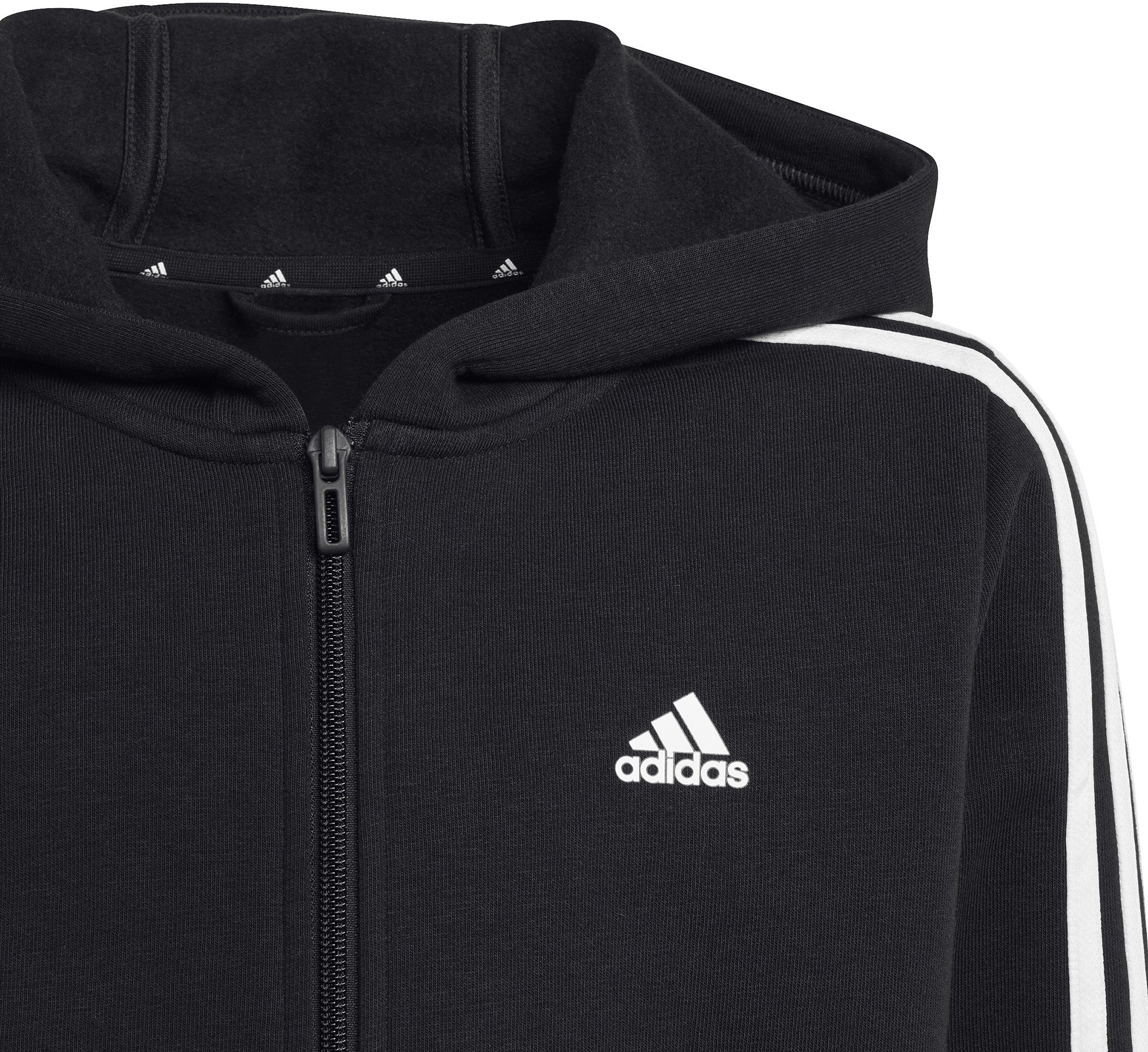 Essentials 3-Stripes Fleece ritshoodie