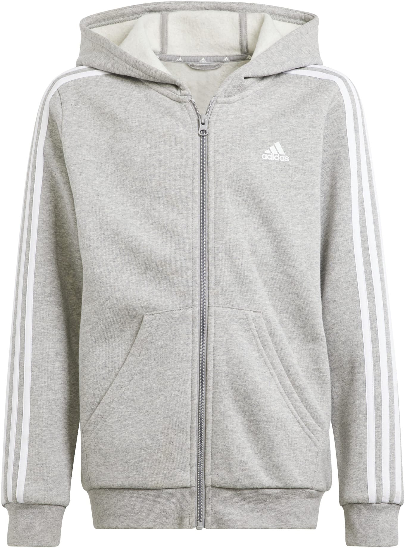 Essentials 3-Stripes Fleece ritshoodie