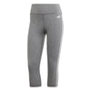 Train Essentials 3-Stripes High-Waisted 3/4 legging