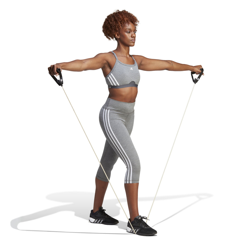 Train Essentials 3-Stripes High-Waisted 3/4 legging