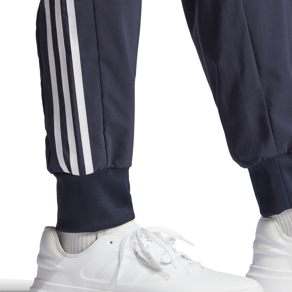 AEROREADY Essentials Tapered Cuff Woven 3-Stripes broek