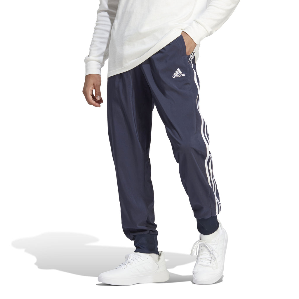 AEROREADY Essentials Tapered Cuff Woven 3-Stripes broek