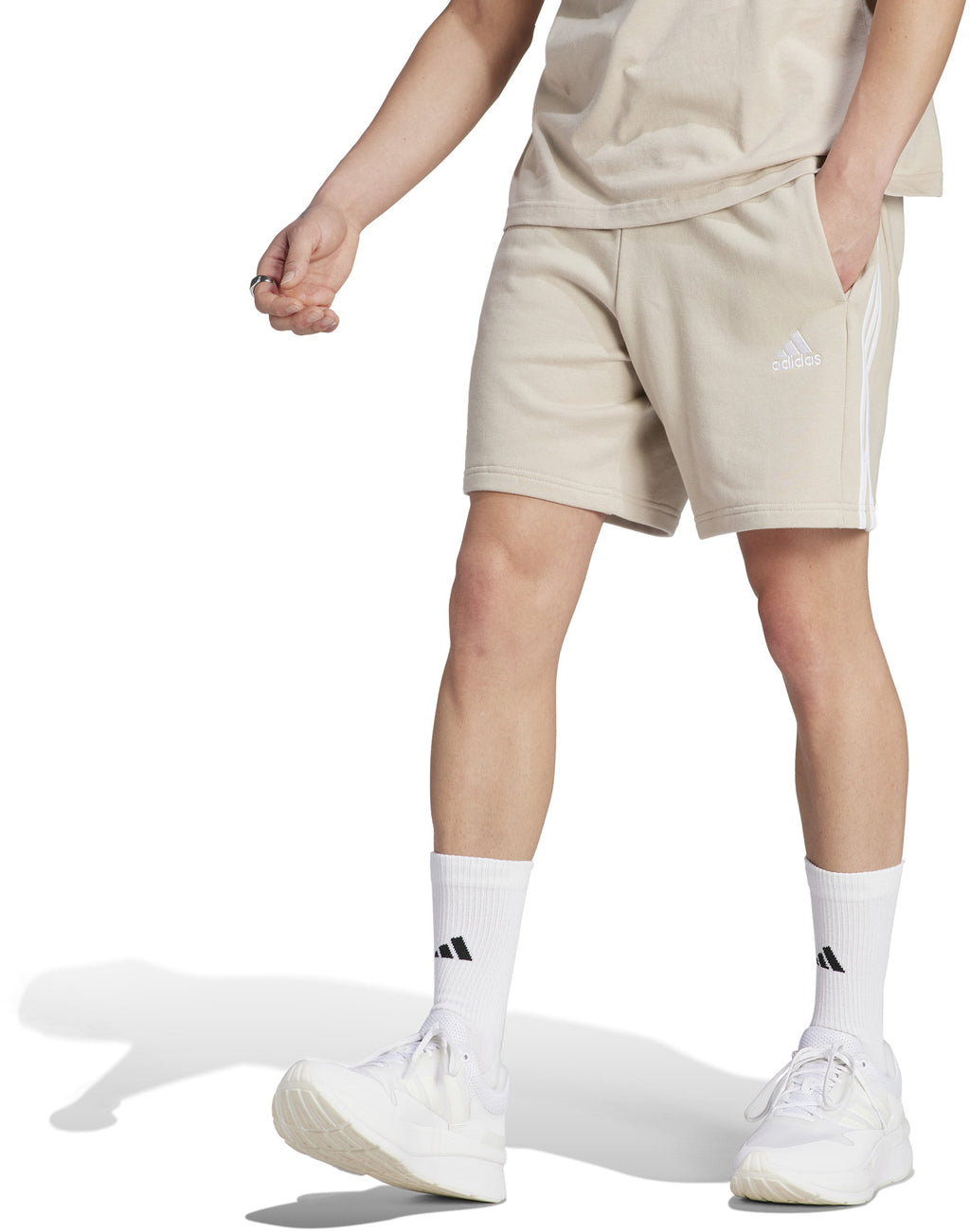 Essentials French Terry 3-Stripes short