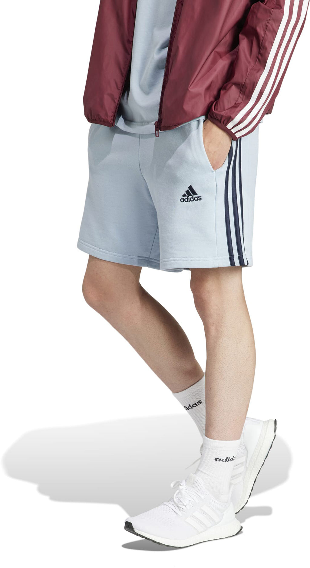 Essentials French Terry 3-Stripes short