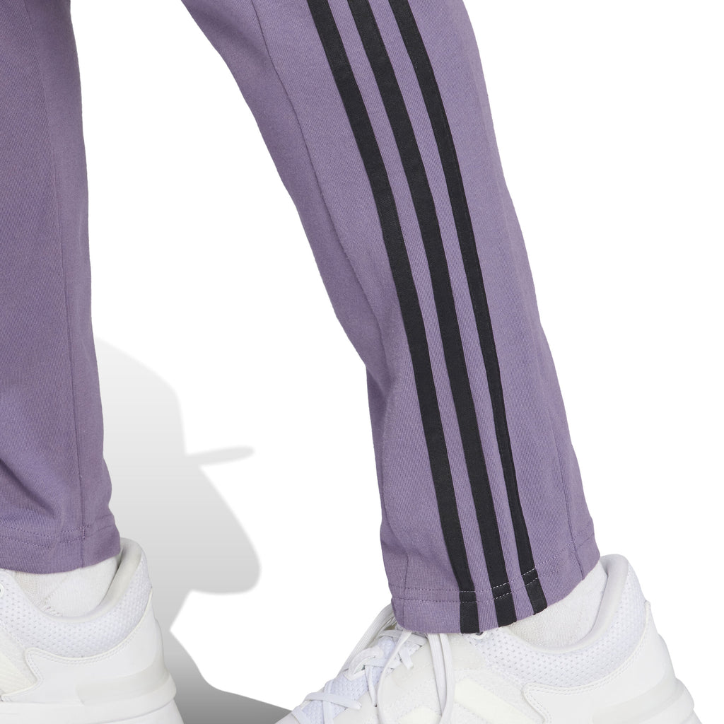 Essentials Single Jersey Tapered Open Hem 3-Stripes broek