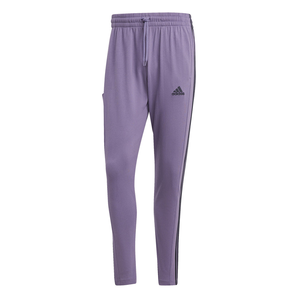 Essentials Single Jersey Tapered Open Hem 3-Stripes broek