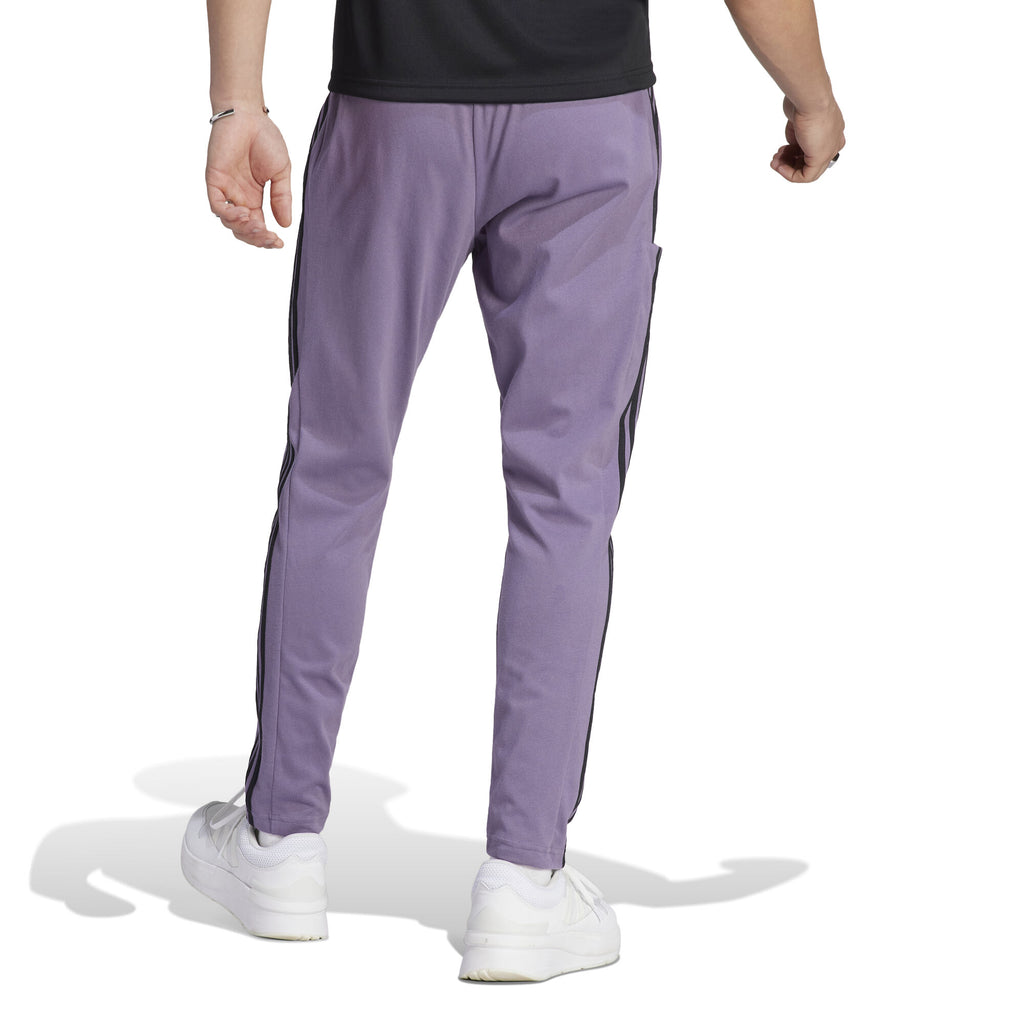 Essentials Single Jersey Tapered Open Hem 3-Stripes broek