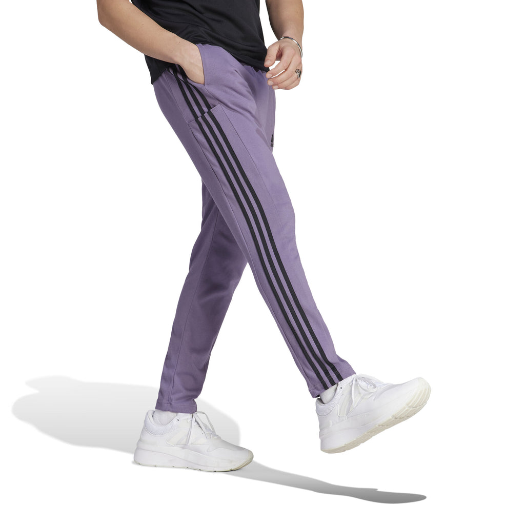 Essentials Single Jersey Tapered Open Hem 3-Stripes broek