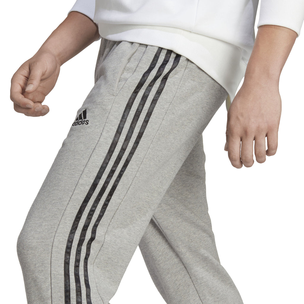 Essentials French Terry Tapered Elastic Cuff 3-Stripes broek