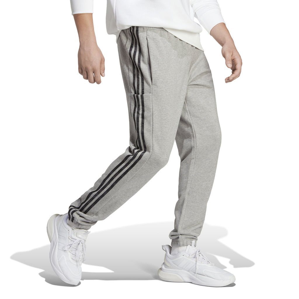 Essentials French Terry Tapered Elastic Cuff 3-Stripes broek