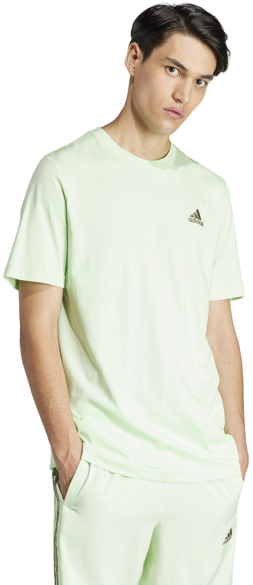 Essentials Single Jersey Geborduurd S Logo shirt