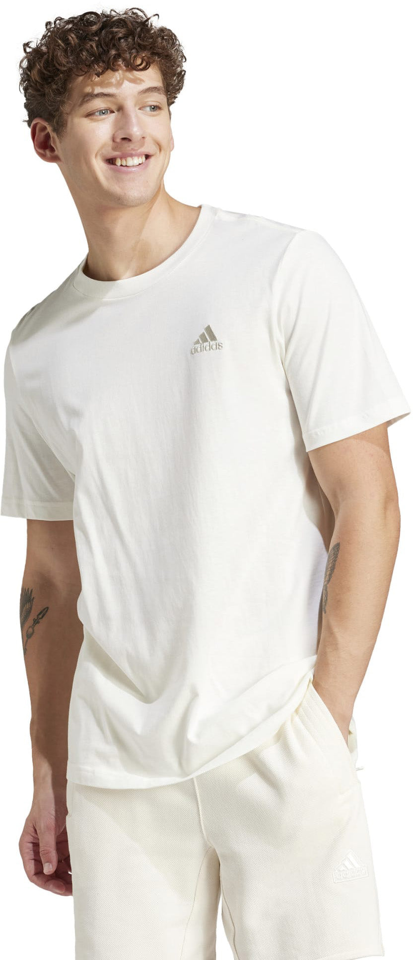 Essentials Single Jersey Geborduurd S Logo shirt