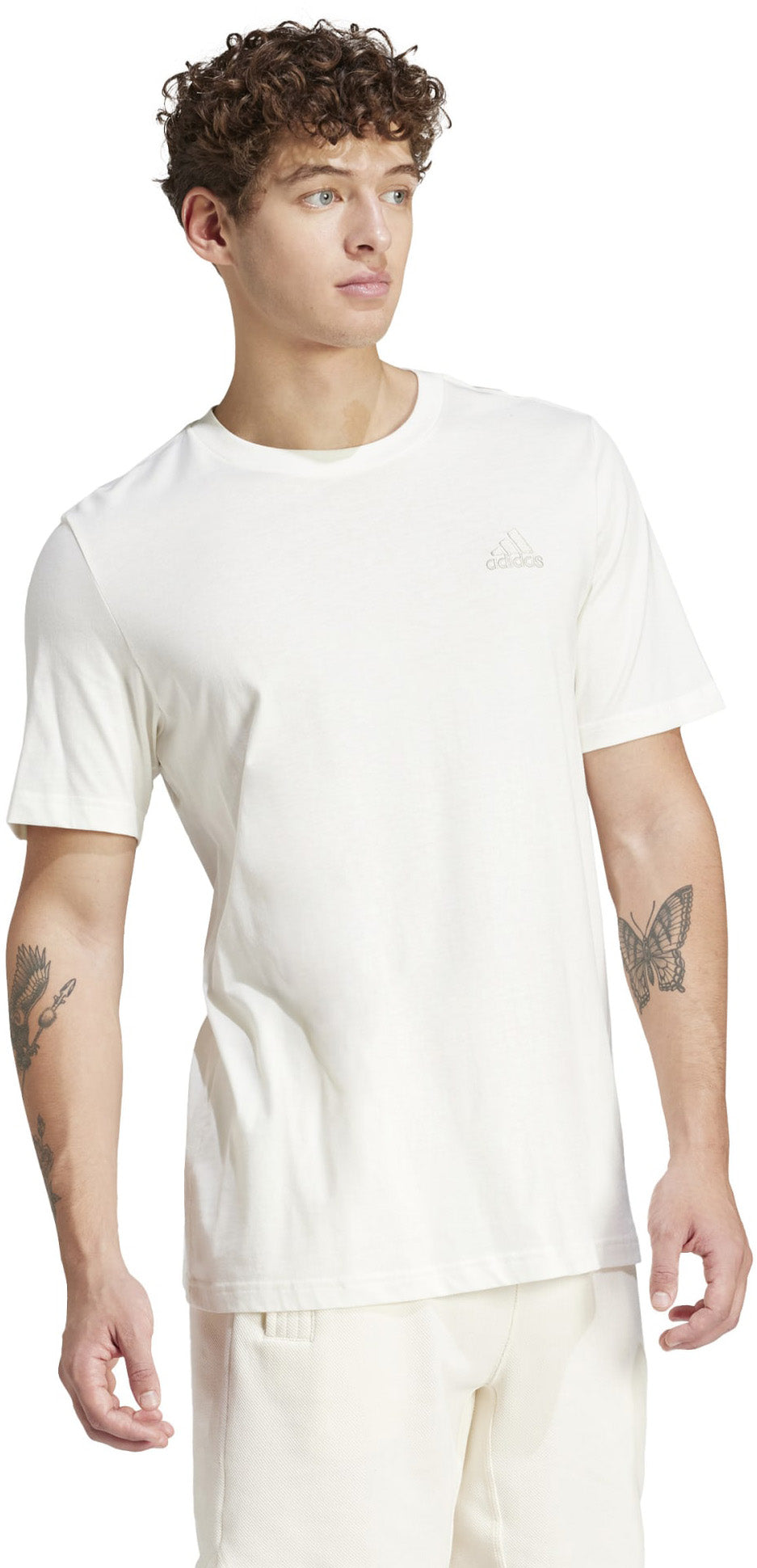 Essentials Single Jersey Geborduurd S Logo shirt