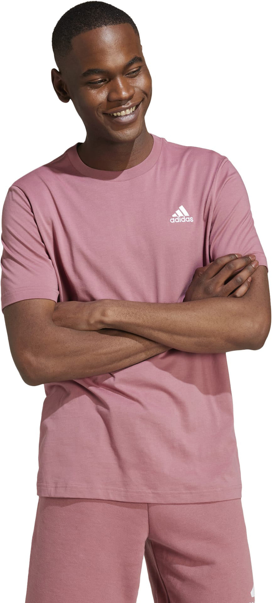 Essentials Single Jersey Geborduurd S Logo shirt