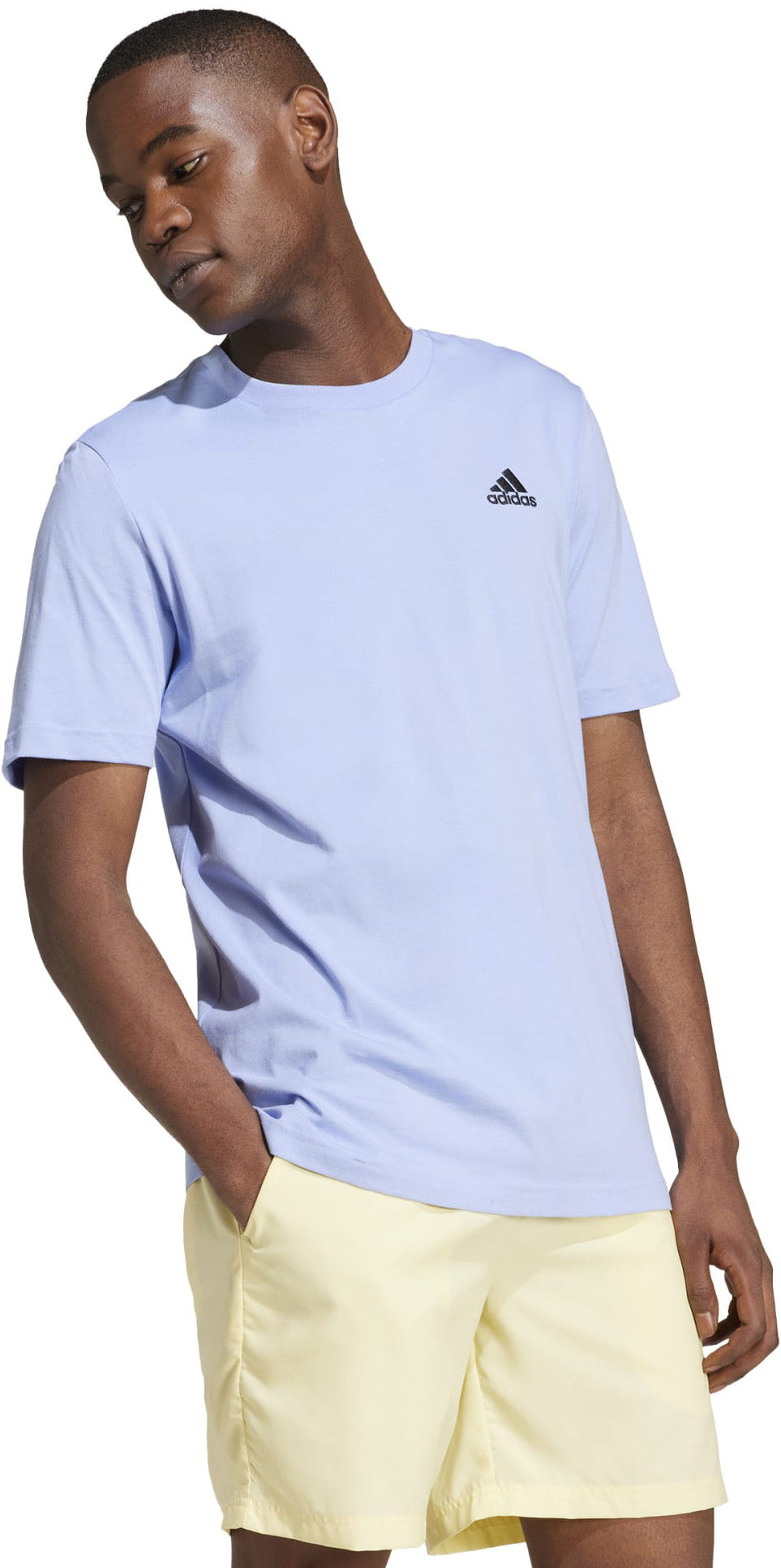 Essentials Single Jersey Geborduurd S Logo shirt