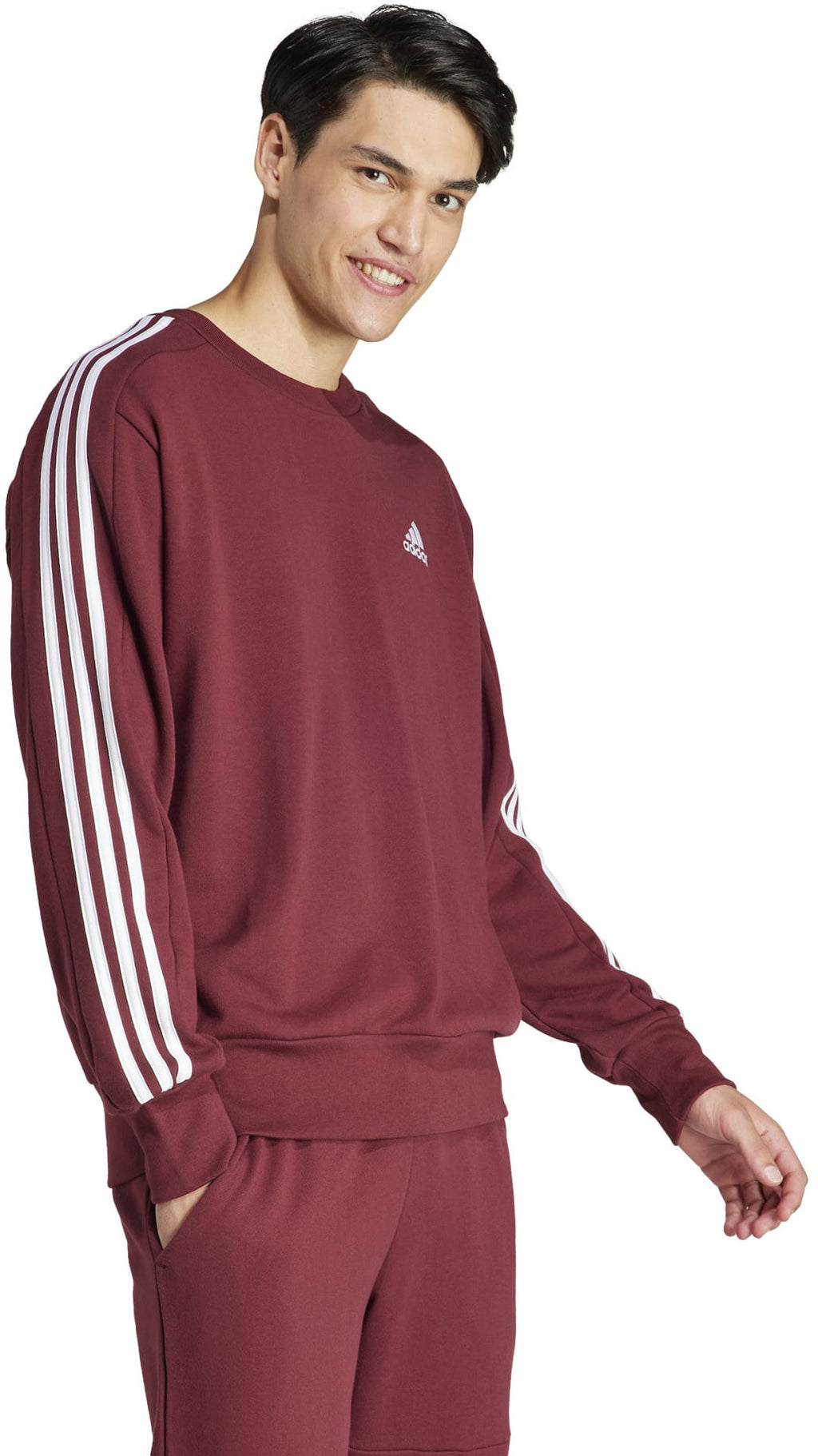 Essentials French Terry 3-Stripes sweater