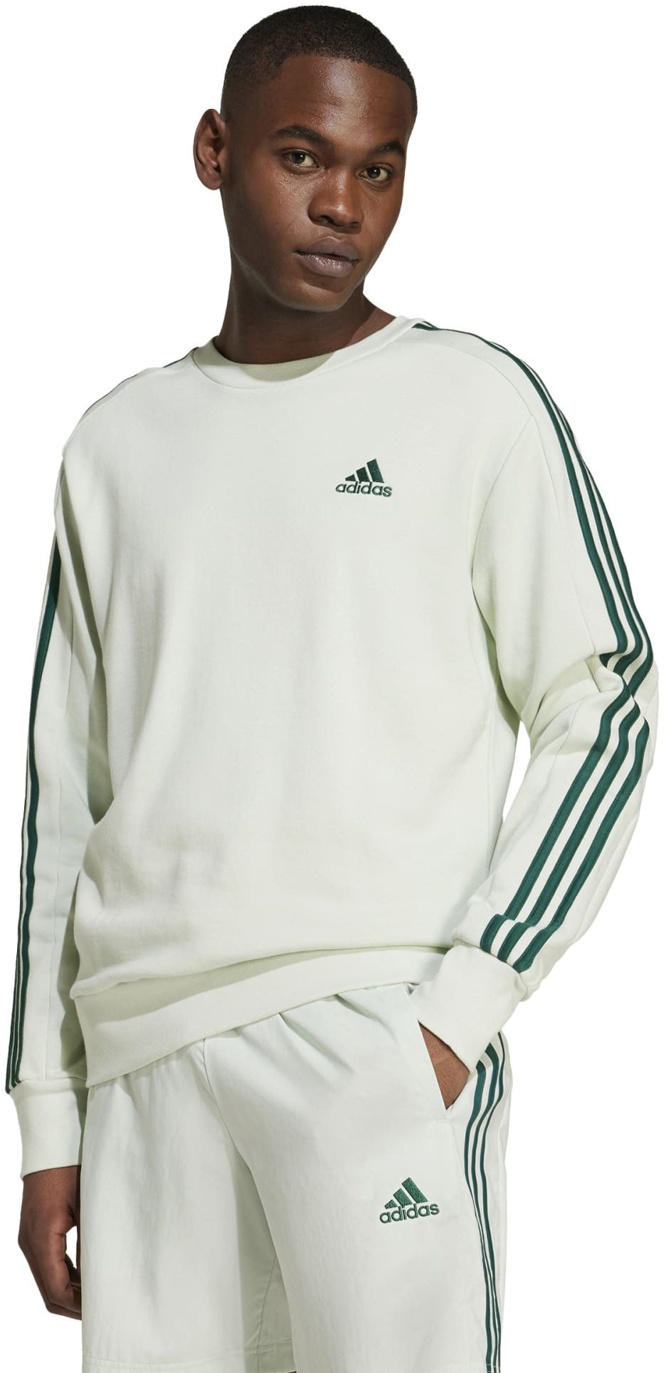 Essentials French Terry 3-Stripes sweater