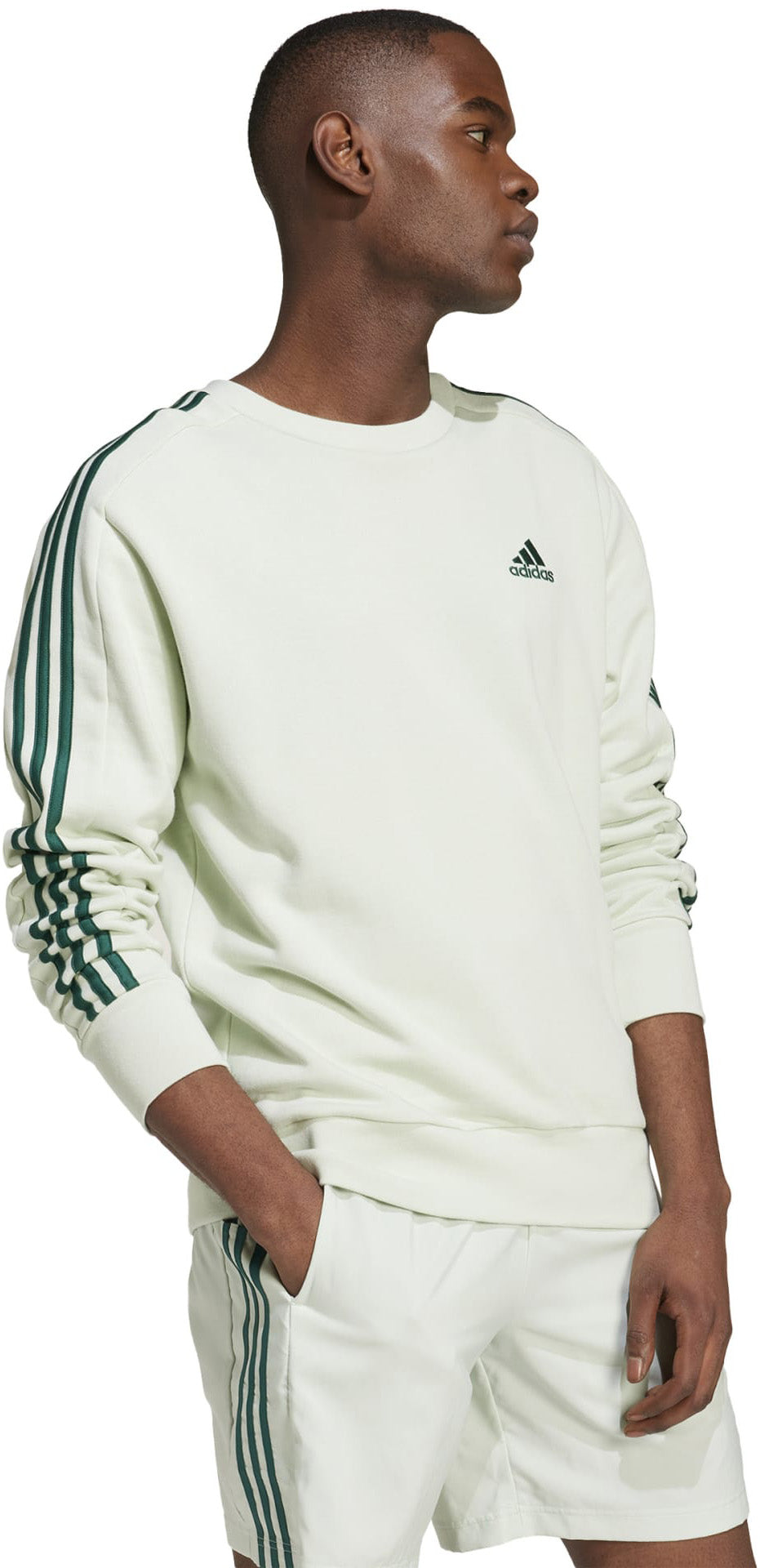 Essentials French Terry 3-Stripes sweater