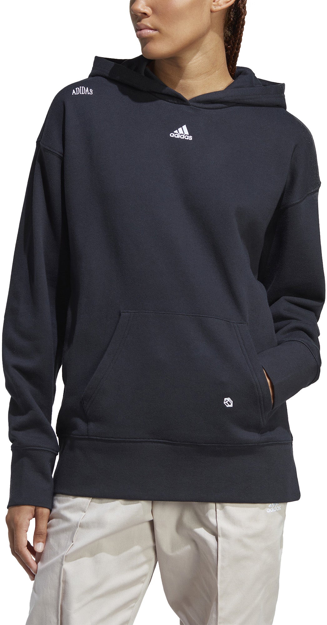 Relaxed Hoodie met op Healing Crystals geïnspireerde Graphics