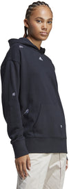 Relaxed Hoodie met op Healing Crystals geïnspireerde Graphics