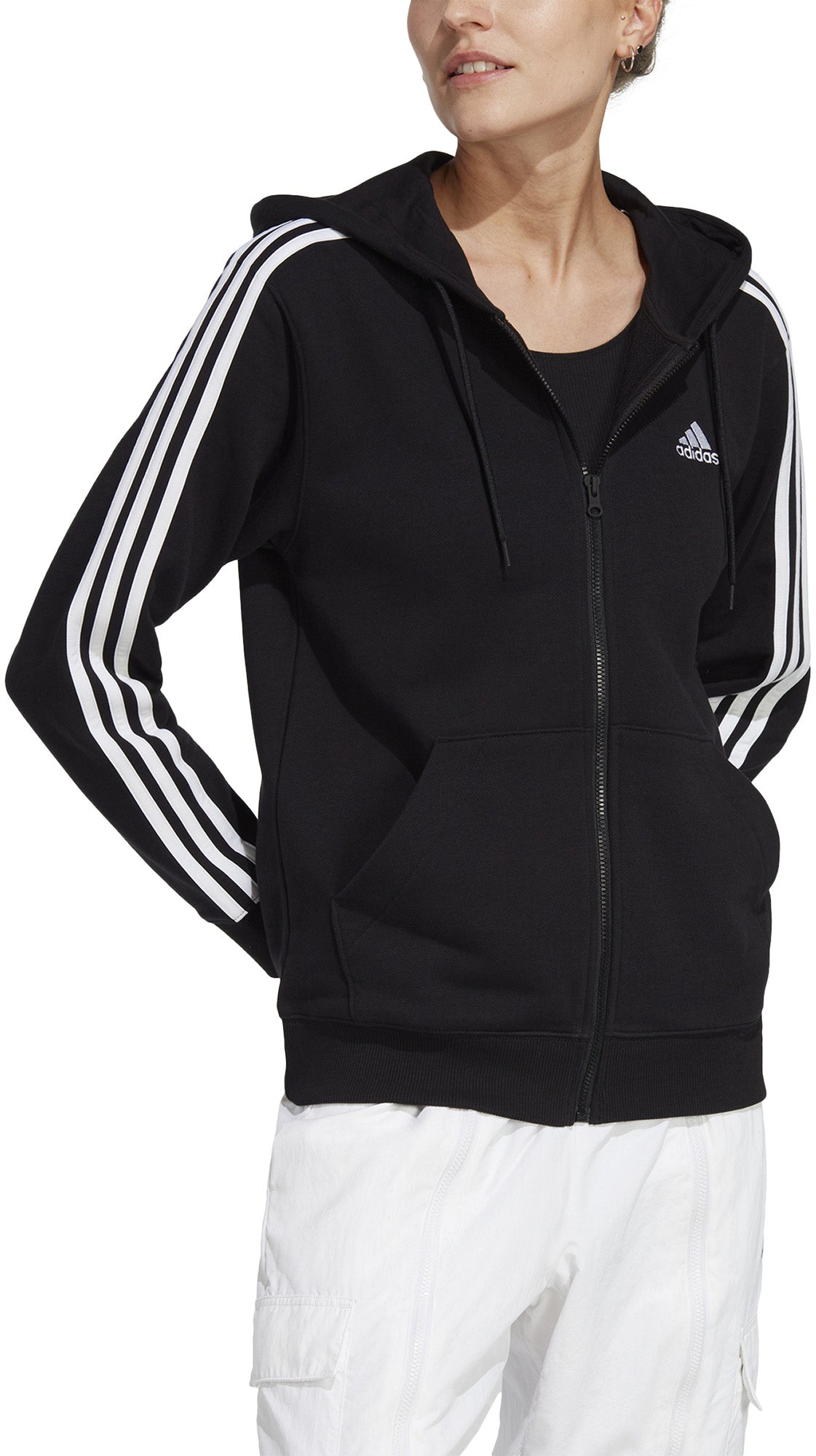 Essentials 3-Stripes French Terry ritshoodie