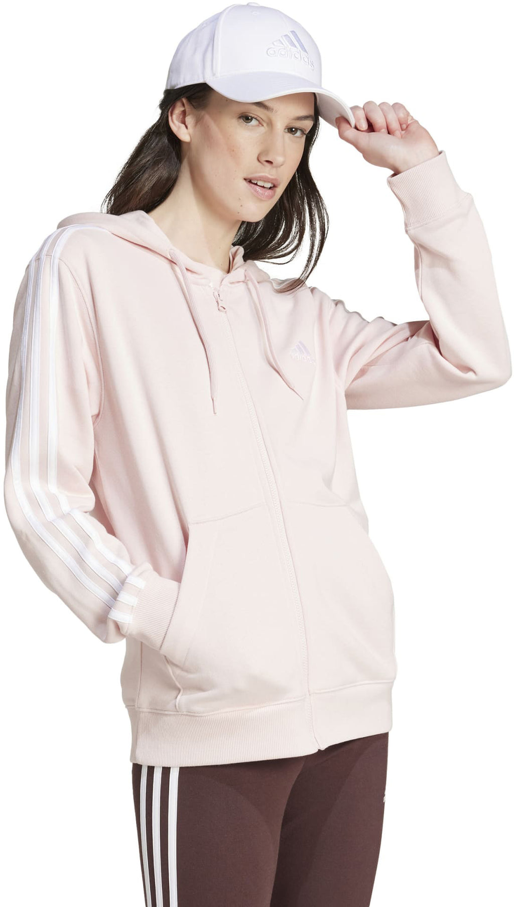 Essentials 3-Stripes French Terry ritshoodie
