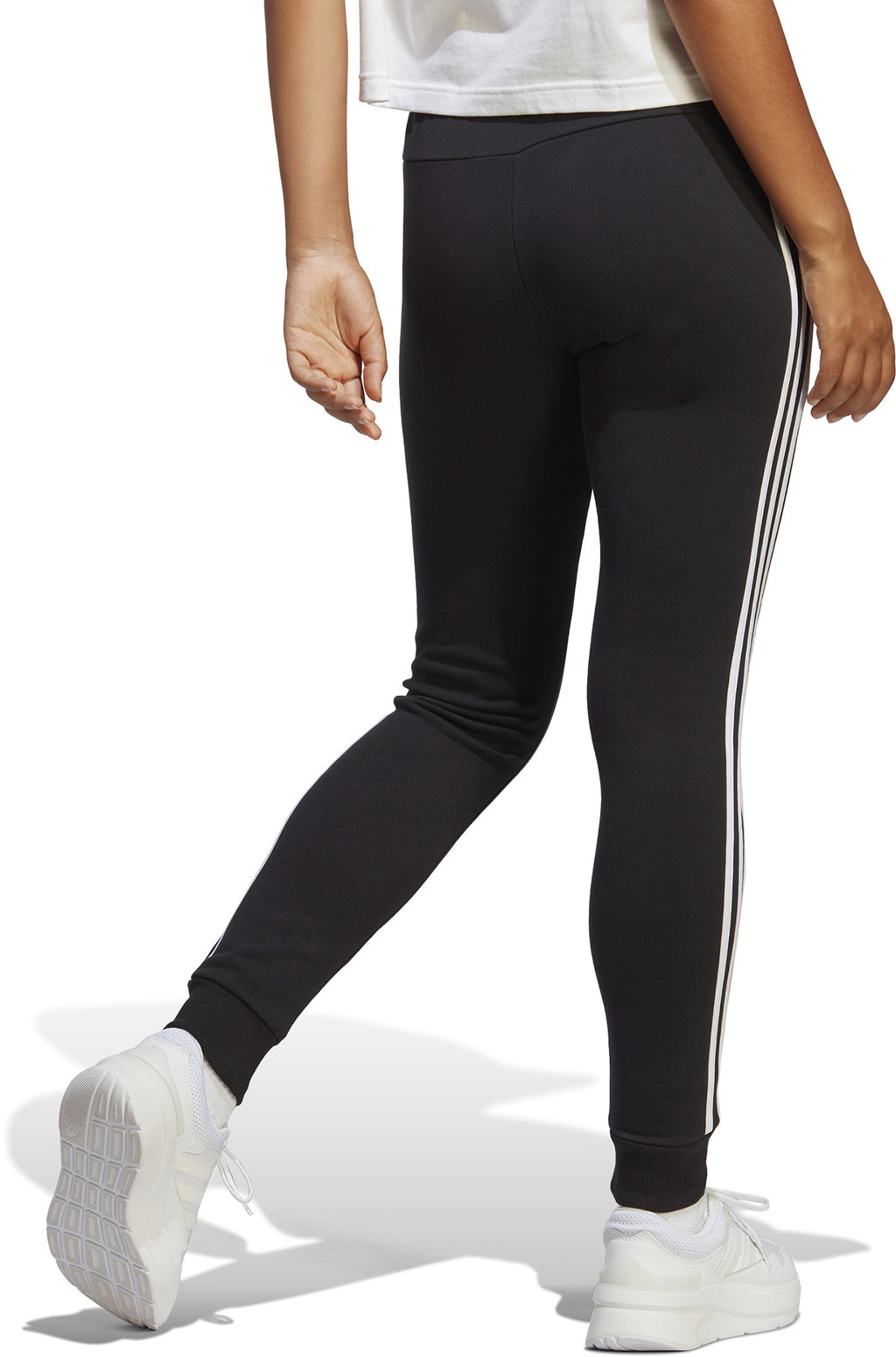 Essentials 3-Stripes French Terry Cuffed broek