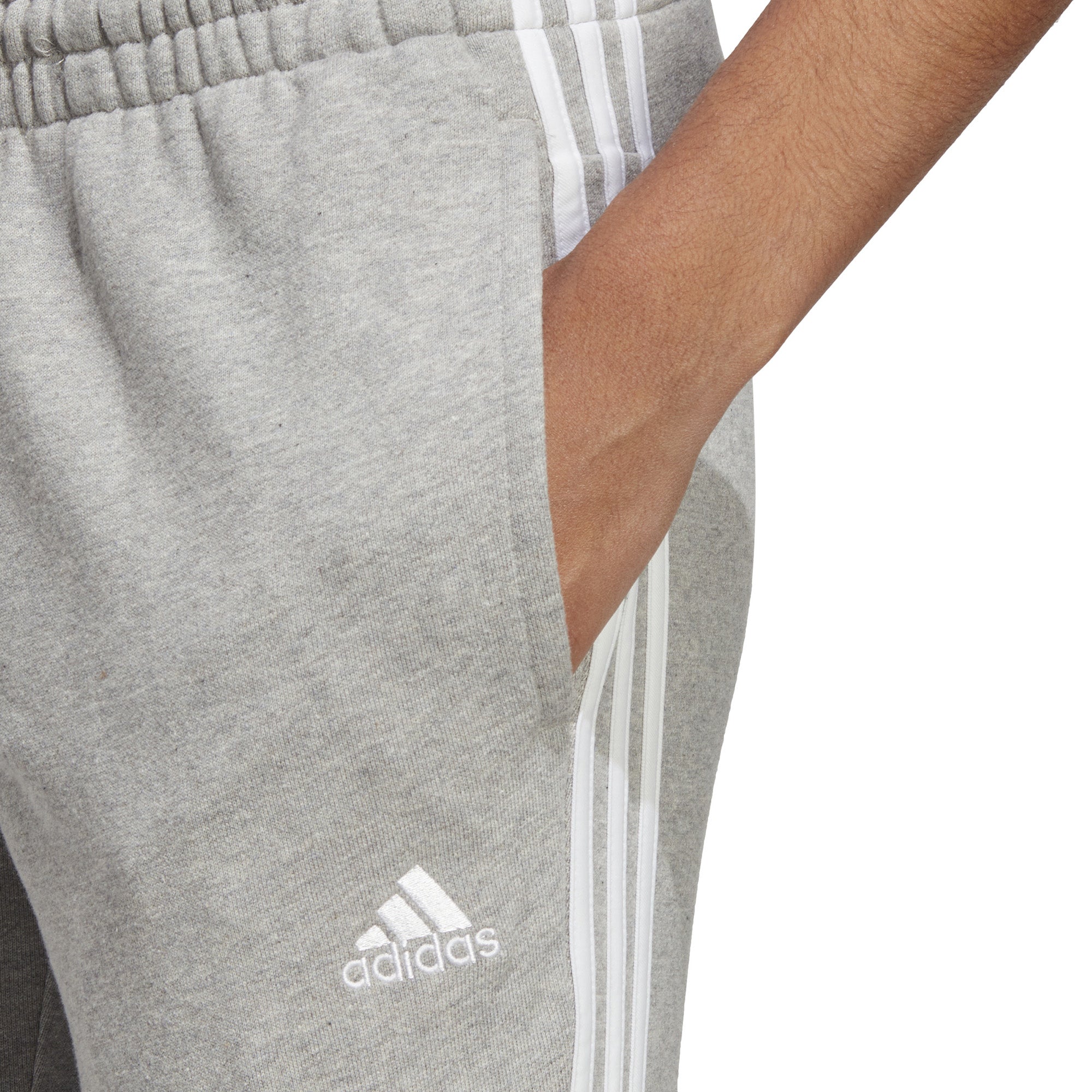 Essentials 3-Stripes French Terry Cuffed broek