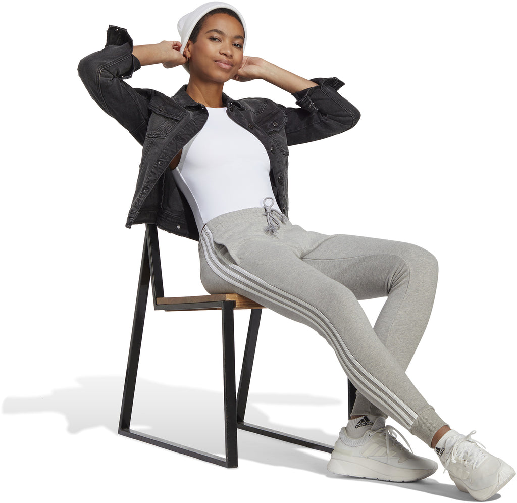 Essentials 3-Stripes French Terry Cuffed broek