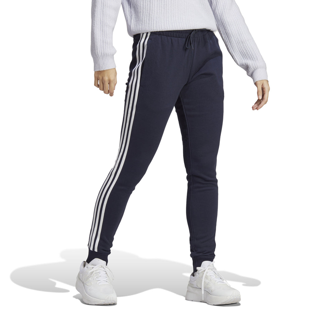 Essentials 3-Stripes French Terry Cuffed broek