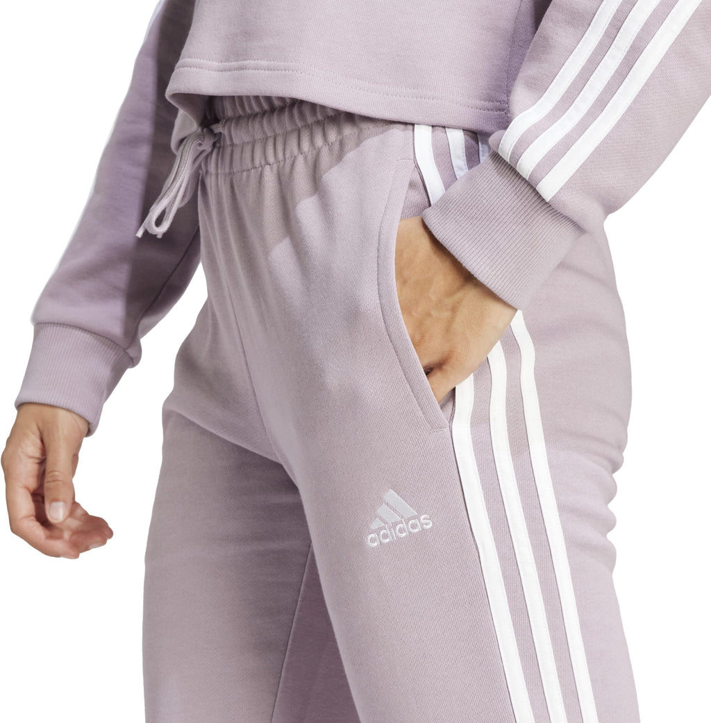 Essentials 3-Stripes French Terry Cuffed broek