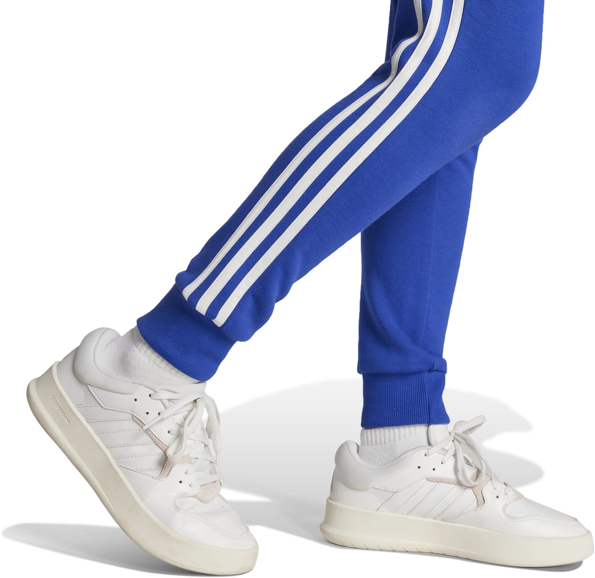 Essentials 3-Stripes French Terry Cuffed broek
