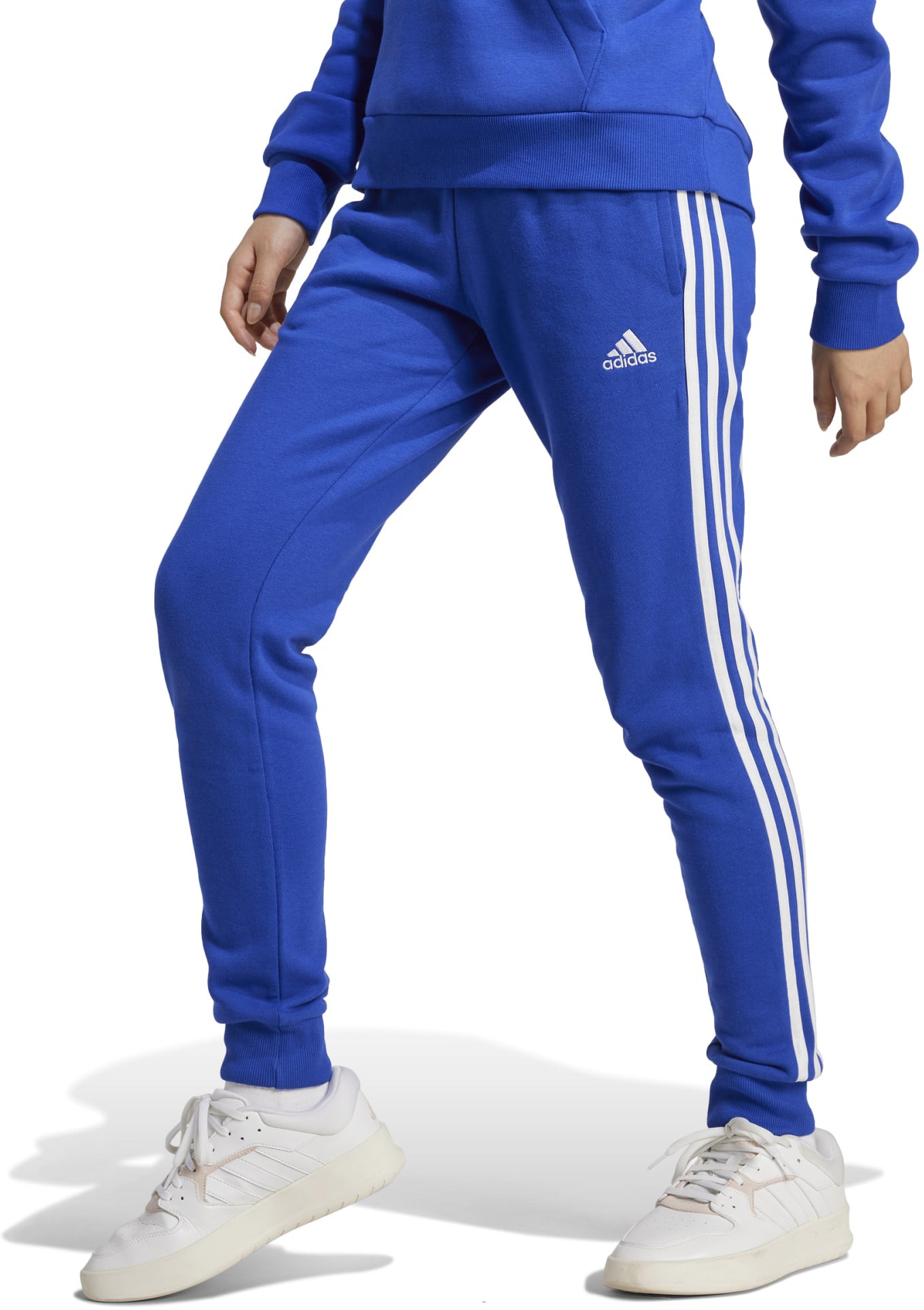 Essentials 3-Stripes French Terry Cuffed broek