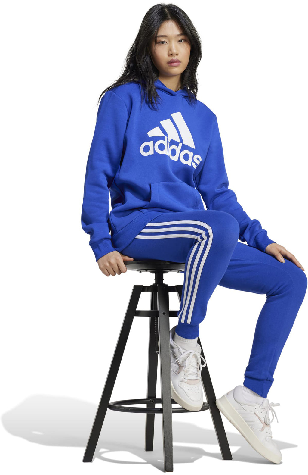 Essentials 3-Stripes French Terry Cuffed broek