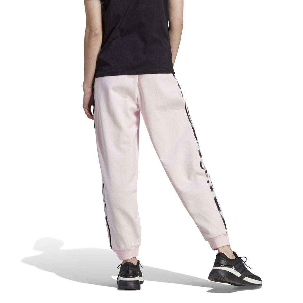 Vibrant Print 3-Stripes broek