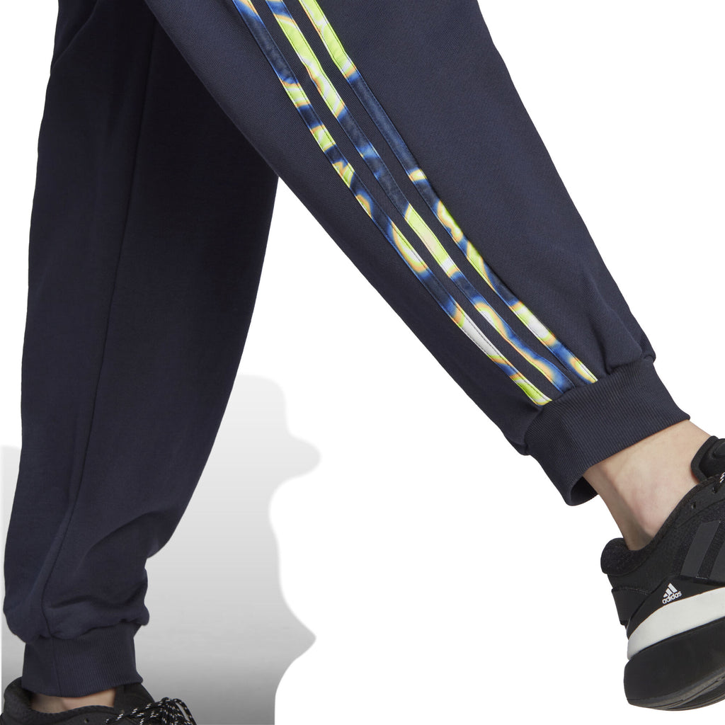 Vibrant Print 3-Stripes broek