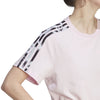 Vibrant Print 3-Stripes Cotton Crop t-shirt