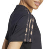 Vibrant Print 3-Stripes Cotton Crop t-shirt