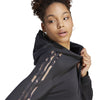 Vibrant Print 3-Stripes hoodie