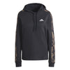 Vibrant Print 3-Stripes hoodie