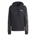 Vibrant Print 3-Stripes hoodie