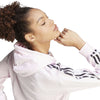 Vibrant Print 3-Stripes hoodie