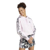 Vibrant Print 3-Stripes hoodie