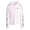 Vibrant Print 3-Stripes hoodie