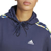 Vibrant Print 3-Stripes hoodie