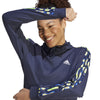 Vibrant Print 3-Stripes hoodie