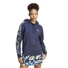 Vibrant Print 3-Stripes hoodie
